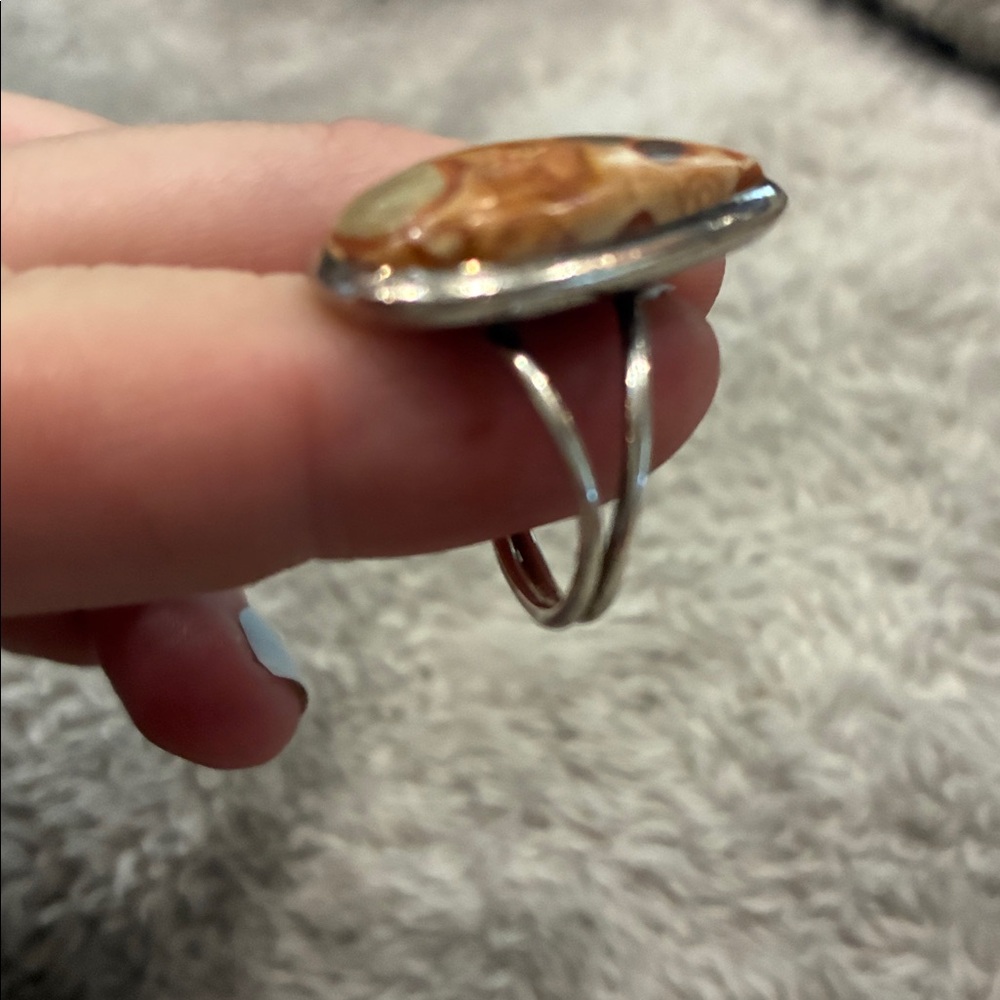 Spot Jasper Ring - image 4